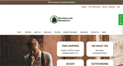 Desktop Screenshot of northwoodshumidors.com